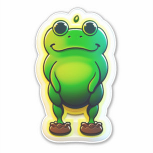 Schattige kikkervisjes voor elke Sticker
