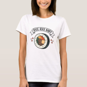 Schattige Kimbap-liefhebber Koreaans eten grappige T-shirt