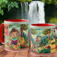 Schattige Kind Aangepaste Illustraties Avontuur Mo