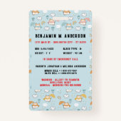 Schattige Kind Cat Kleurrijke Aangepaste Foto Kind Badge (Achterkant)