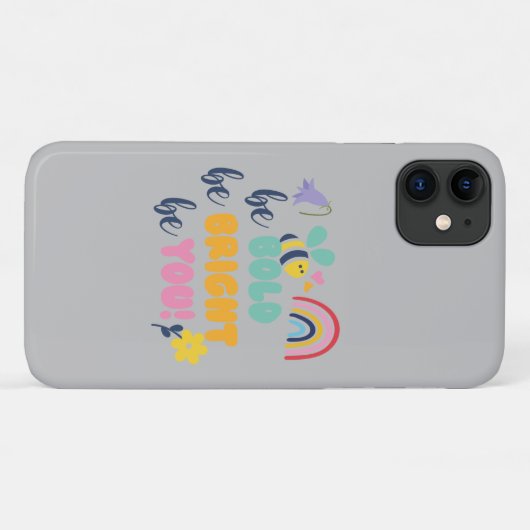 Schattige kind citeert koopwaar Case-Mate iPhone case (Achterkant (horizontaal))