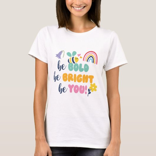 Schattige kind citeert koopwaar t-shirt (Voorkant)