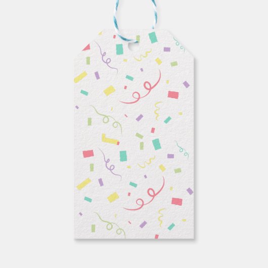 Schattige kind dinosaurus scooter truck Verjaardag Cadeaulabel (Achterkant)