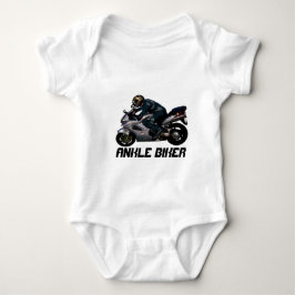 Schattige Kind Enkel Biker Motorbiker ontwerp Romper