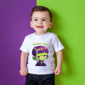 Schattige Kind Frankenstein Halloween T-shirt