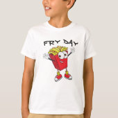 Schattige Kind Happy Friday TGIF Funny T-shirt ont (Voorkant)