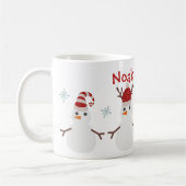 Schattige Kind Kerst Gepersonaliseerde Mok (Links)