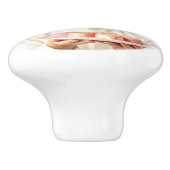 Schattige kind met gastronomische hartvormige roze keramische knop (Zijkant)