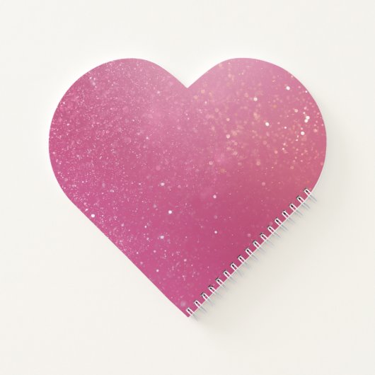 Schattige Kind Rainbow Unicorn Glitter Notitieboek (Achterkant)