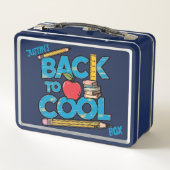 Schattige Kind terug naar school (Achterkant)