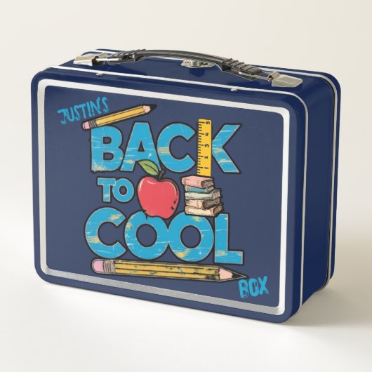 Schattige Kind terug naar school (Achterkant)