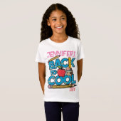 Schattige Kind terug naar school T-shirt (Voorkant volledig)