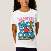 Schattige Kind terug naar school T-shirt (Voorkant)