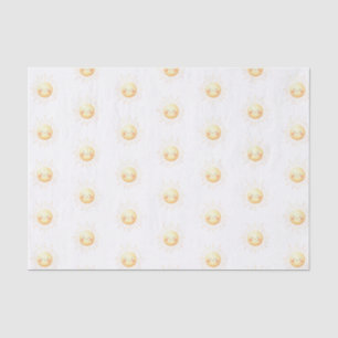 Schattige Kinder Geel Zonneschijn 10lb Weefseldocu Tissuepapier