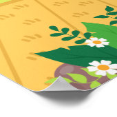 schattige kinder kamer Boerderij Poster (Hoek)