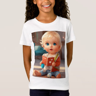Schattige kinder ontwerp t-shirt