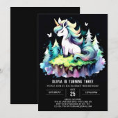 Schattige Kinder paardenverjaardag Kaart (Voorkant / Achterkant)