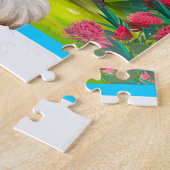 Schattige Kinder puzzel Happy Cavalier Puppy (Zijkant)