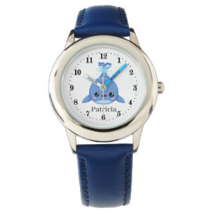 schattige kinder unisex walvis horloge