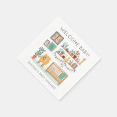 Schattige kinderdagverblijf Illustratie CUSTOM BAB Servet (Hoek)