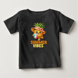 Schattige Kinderen Ananas Zomer Vibes