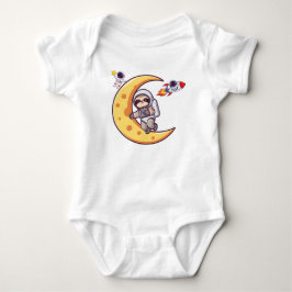 Schattige Kinderen Astronaut Clipart Romper