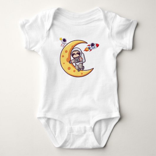 Schattige Kinderen Astronaut Clipart Romper (Voorkant)