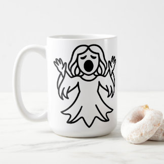 Schattige Kinderen Banshee Sigil Griezelige Geest Koffiemok