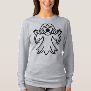 Schattige Kinderen Banshee Sigil Griezelige Geest T-shirt