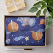 Schattige Kinderen Buitenruimte Ruimtevaarder Tissuepapier (Geschenk)