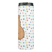 Schattige Kinderen Capybara Popcorn Snack Tijd Thermosbeker (Achterkant)