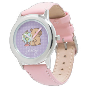Schattige Kinderen Capybara School Horloge