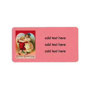 Schattige Kinderen Dansen Hart Gedicht Etiket