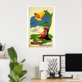  schattige kinderen die naar Italiaans reizen en r Poster (Thuiskantoor)