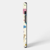 Schattige Kinderen Doodle Patroon iPhone Hoesje (Linkerkant)