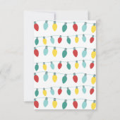 Schattige Kinderen Elf Kerst Dank Je Bedankkaart (Achterkant)