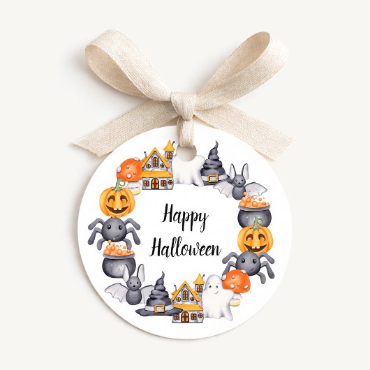 Schattige Kinderen Halloween Feest Bedankjes Labels