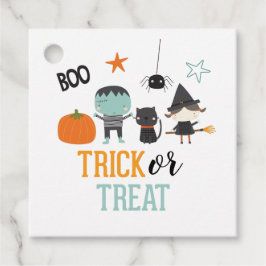 Schattige kinderen Halloween verjaardag Trick or T Bedankjes Labels