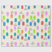 schattige kinderen mubarak cadeaupapier (Vlak)