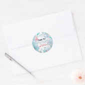 Schattige Kinderen Onder de Zee Verjaardag Bedankt Ronde Sticker (Envelop)