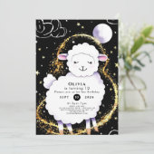 Schattige Kinderen schapenverjaardag Kaart (Staand voorkant)