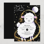 Schattige Kinderen schapenverjaardag Kaart (Voorkant / Achterkant)