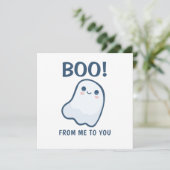 Schattige Kinderen Spook Halloween Feestdagenkaart (Staand voorkant)