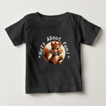 Schattige Kinderen T-shirt met Schattige Eekhoorn 