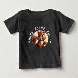 Schattige Kinderen T-shirt met Schattige Eekhoorn 