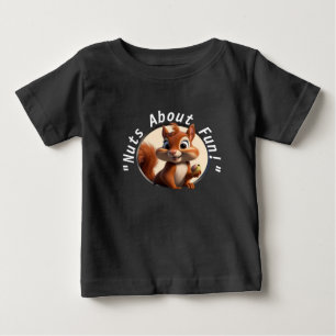 Schattige Kinderen T-shirt met Schattige Eekhoorn