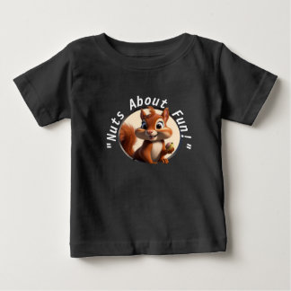 Schattige Kinderen T-shirt met Schattige Eekhoorn