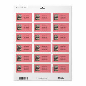 Schattige Kinderen Vogel Nest Boom Etiket (Full Sheet)