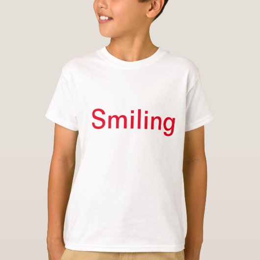 Schattige Kinderen witte T-shirt (Voorkant)
