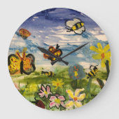Schattige Kinderkunst Grote Klok (Voorkant)